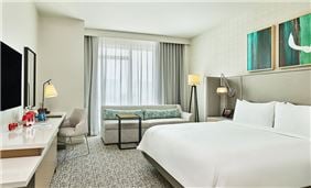 Bedroom of Art Ovation Hotel, Autograph Collection at Sarasota, Florida
