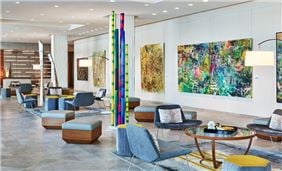 Lobby of Art Ovation Hotel, Autograph Collection at Sarasota, Florida