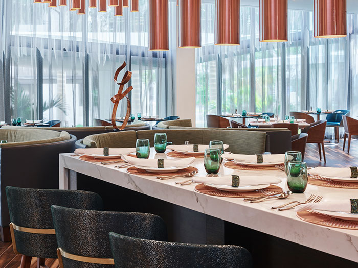 Overture Restaurant Private Dining of Art Ovation Hotel, Autograph Collection at Sarasota, Florida